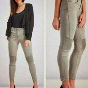 Pistola Audrey Grey 90's Y2K Moto Jeans/ Pants Women’s Size 33